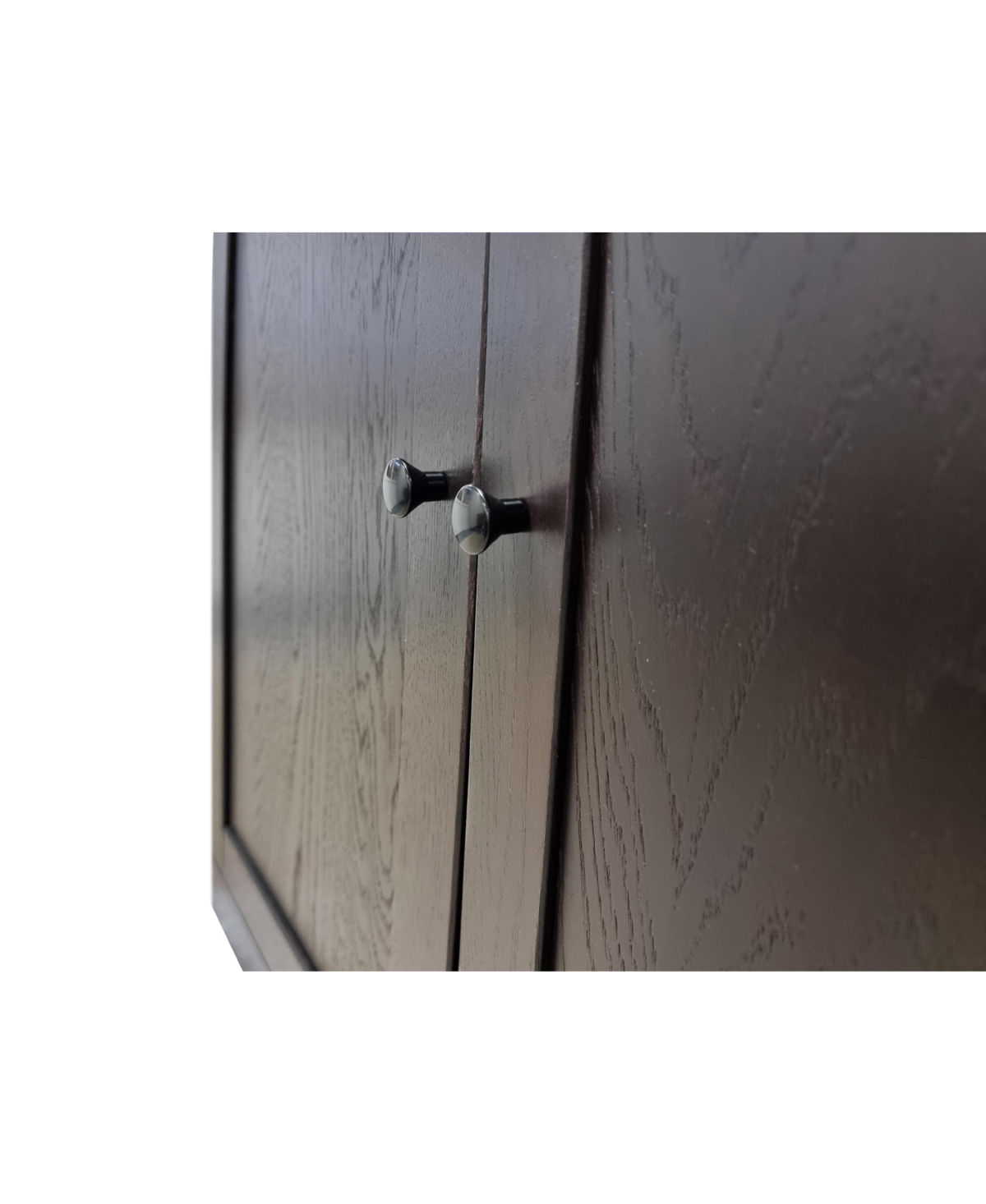 Palace Imports Premium 100% Solid European Oak Hardwood Modular China Cabinet with Shaker and Tinted Glass Doors – 64" Wide, 71.5" Ta