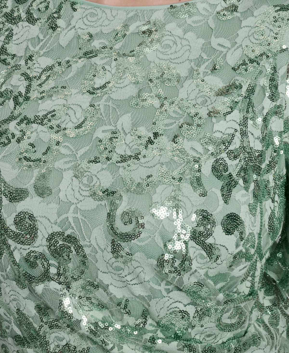 Jessica Howard Plus Boat Neck Ball Gown