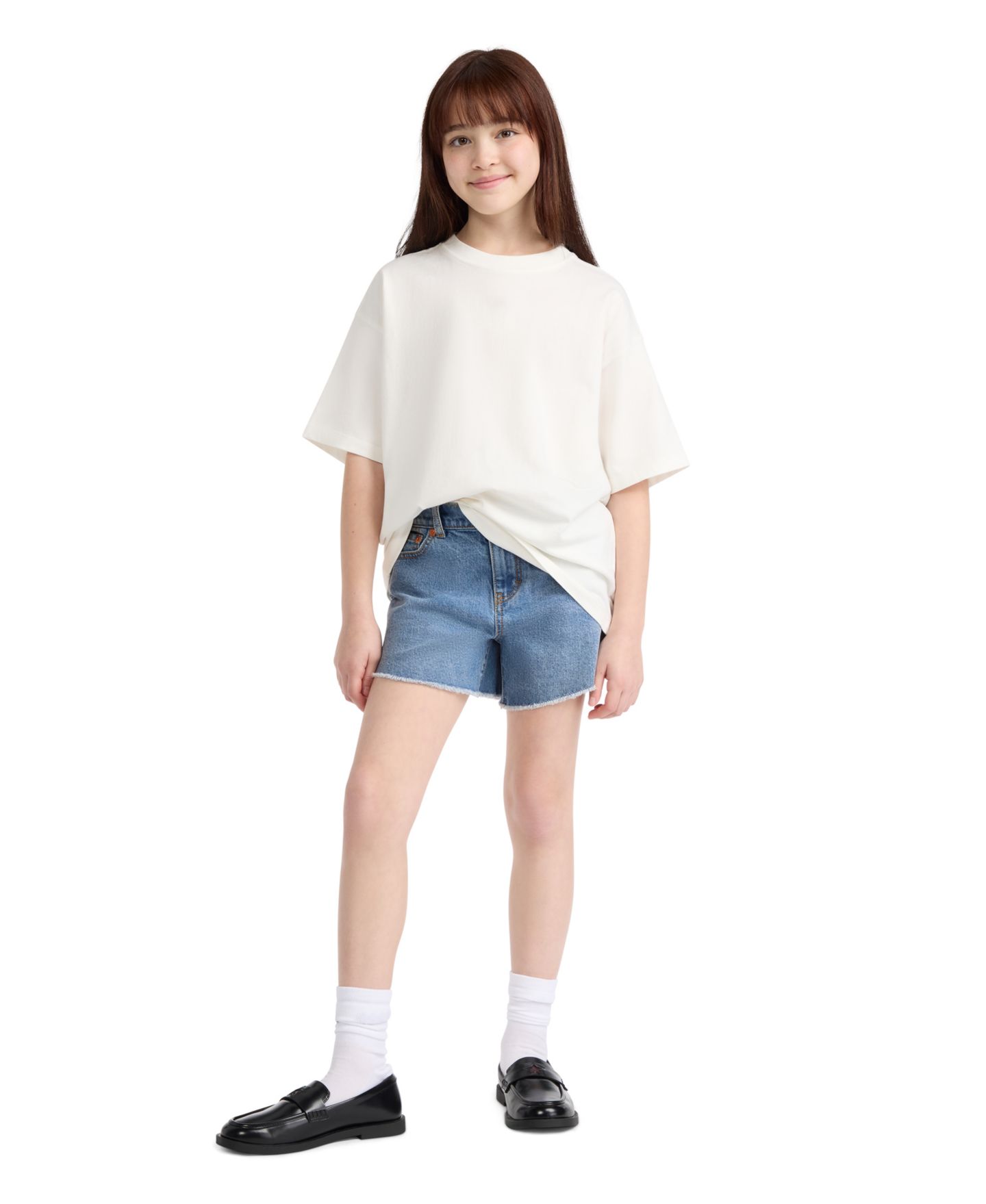 Шорты Levi's A-Line Shorts для девочек, цвет: Hollow Days — фото 2