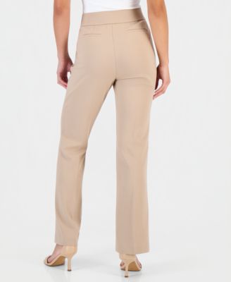 Petite High Rise Pull-On Pants