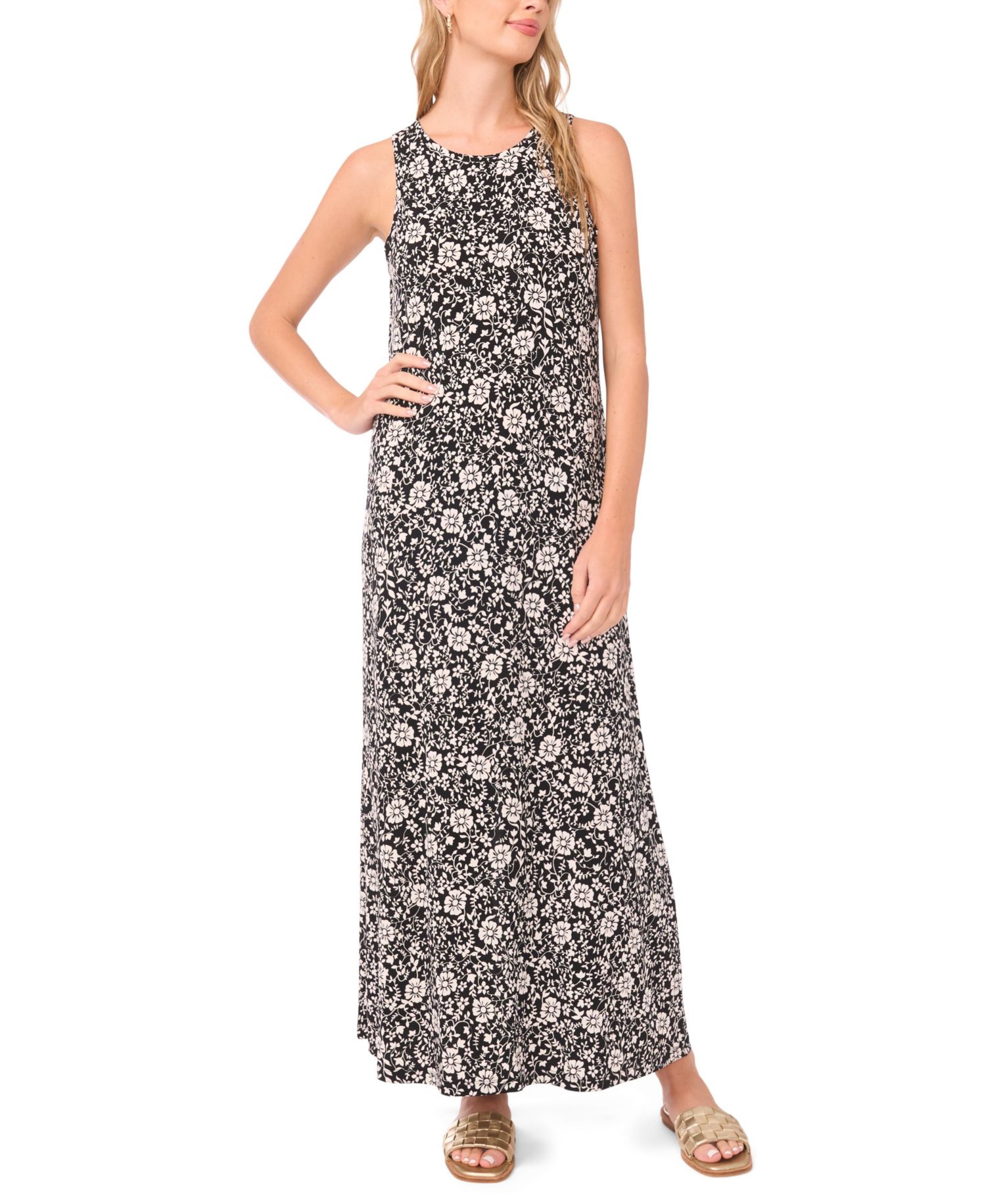 Women's Crewneck Maxi Dress