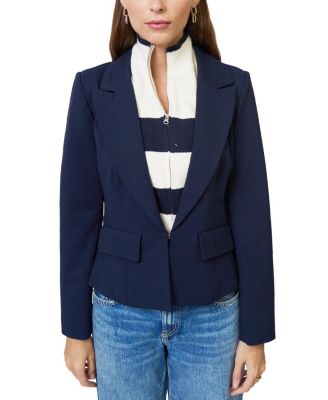 Women's Chelsea Rugby Stripe Sweater Dickey Jacket