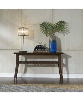 Liberty Furniture Ventura Blvd Sofa Table in Bronze Spice