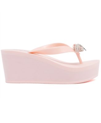 Women's Boujee Platform Thong Wedge Sandals
