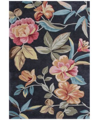 Kas - Coral 4156 Charcoal Flor 8' x 10'6" Area Rug