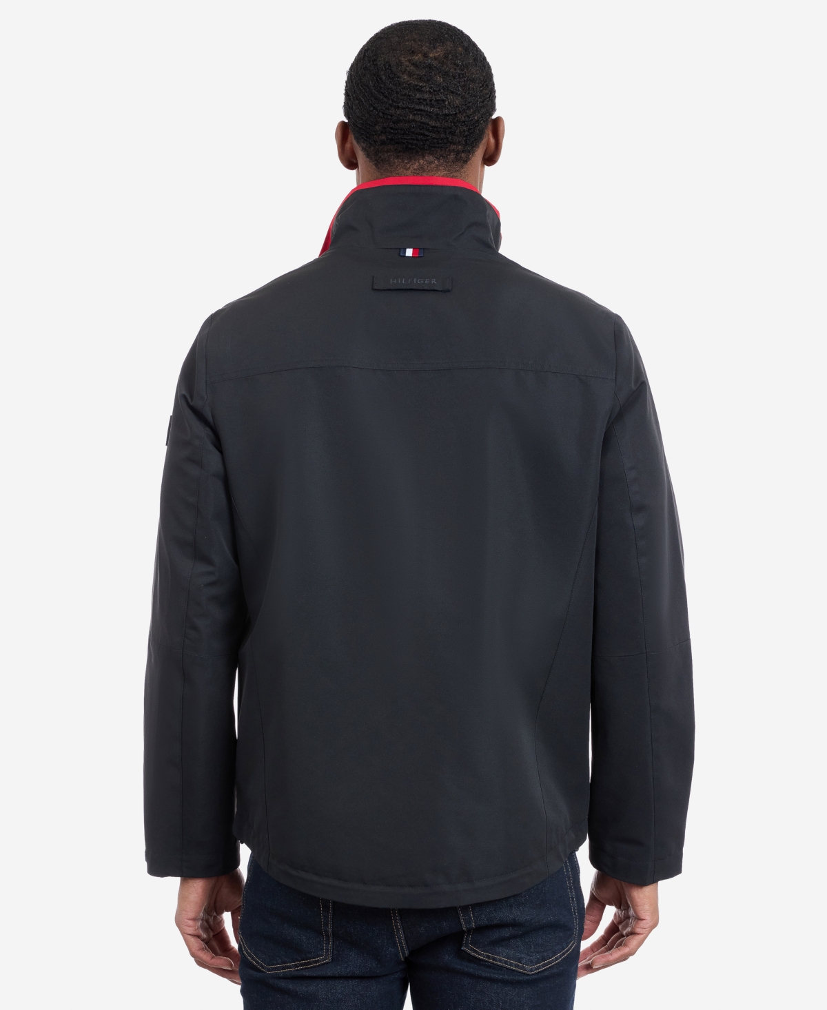 Tommy Hilfiger Men's Long-Sleeve Logo Sail Jacket