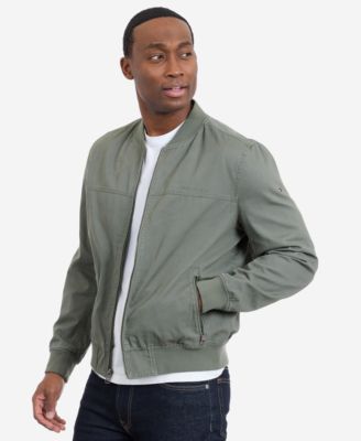 Men's Collared Bomber Jacket