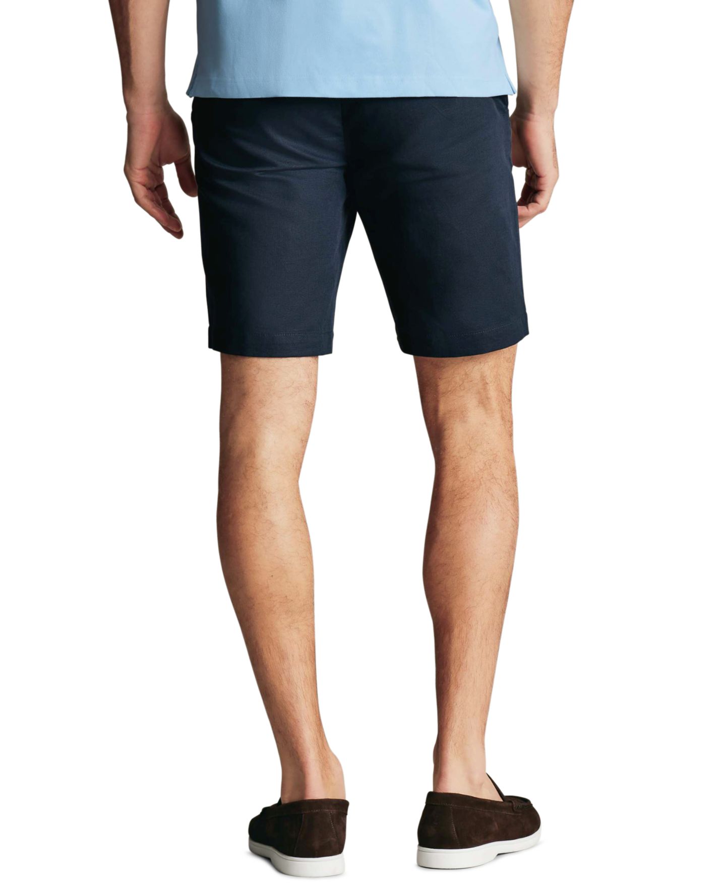 Мужские шорты Charles Tyrwhitt Lightweight Regular-Fit, цвет: Чернильный синий — фото 3