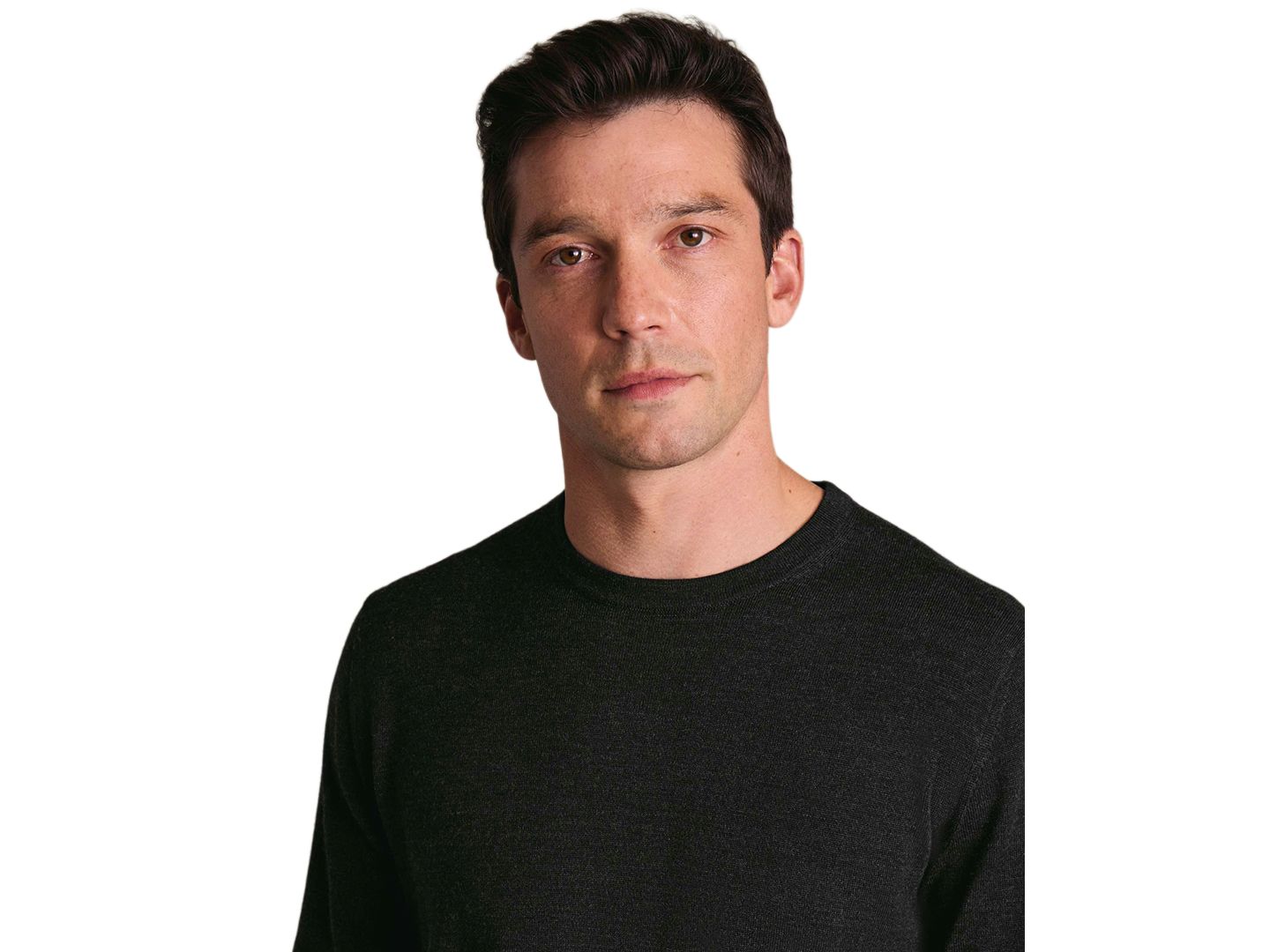 Мужской свитер Charles Tyrwhitt Crewneck, цвет: Тёмный угольный — фото 2