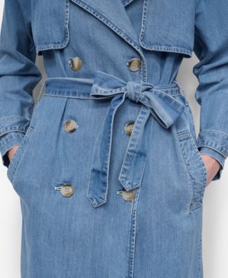 Women's Storm Flap Denim Trench Coat
