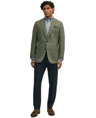 Brooks Brothers Men's Hopsack Classic-Fit Wool Blazer