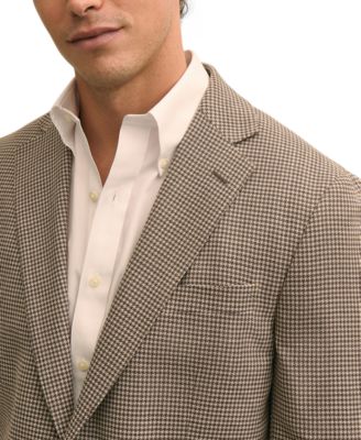 Brooks Brothers Men's Hopsack Classic-Fit Wool Blazer