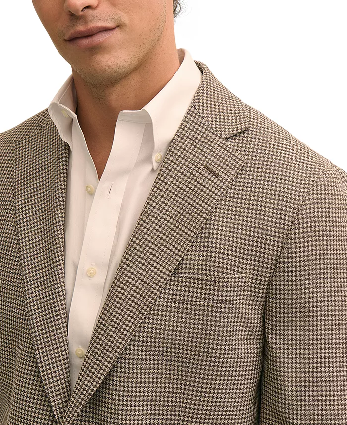 Brooks Brothers Men's Hopsack Classic-Fit Wool Blazer - thumbnail 3