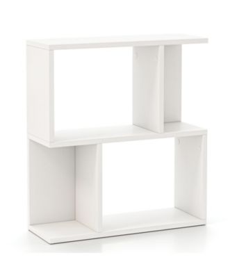3-Tier Bookshelf with Display Shelf for Small Space