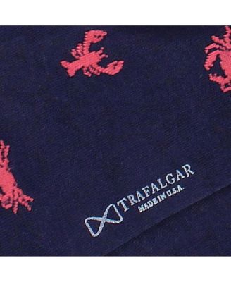 Men's Sea Life Ahoy Over The Calf Pima Cotton Novelty Dress Socks (1 Pair)