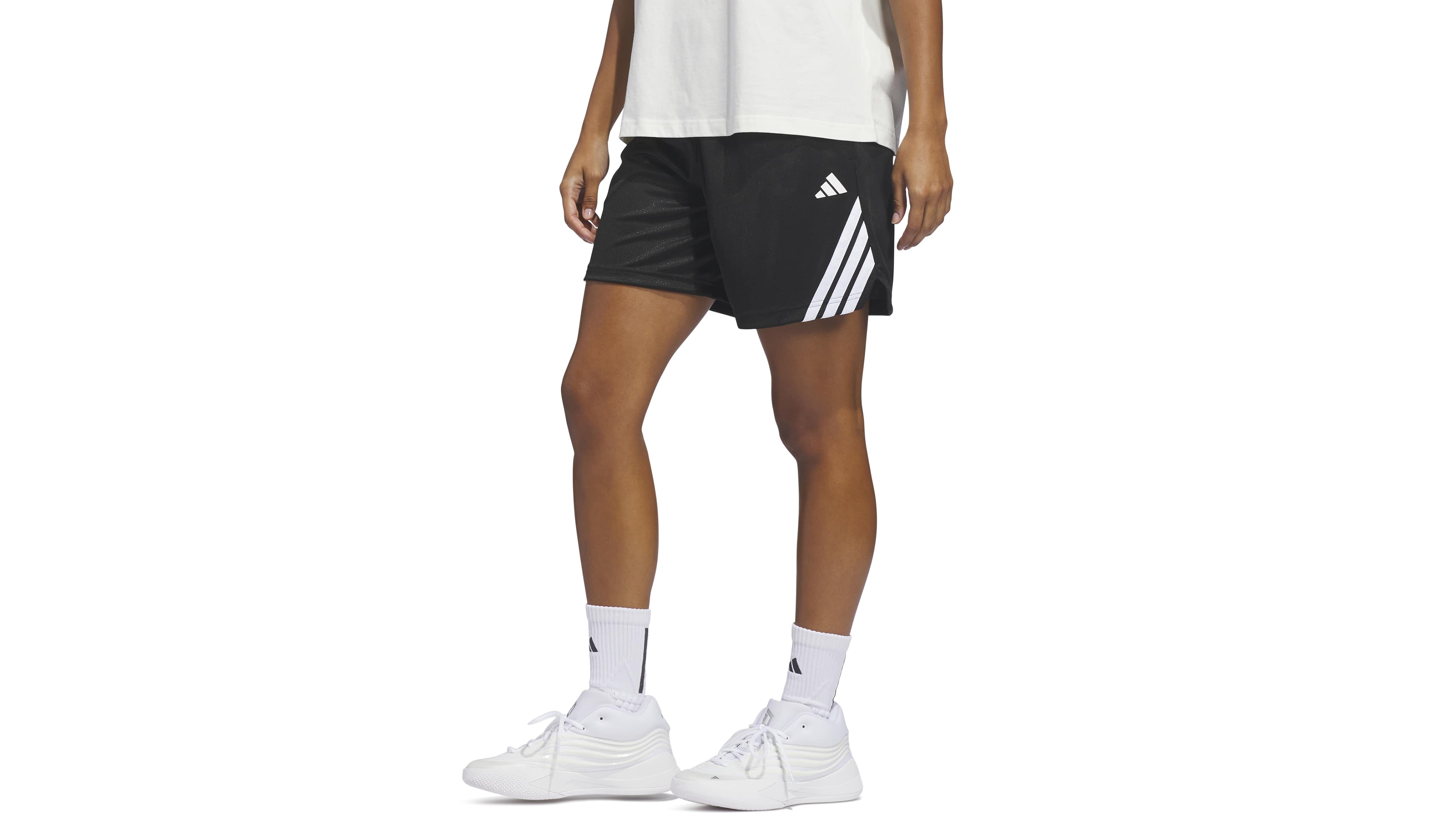 adidas Women's 3-Stripe Basketball Shorts