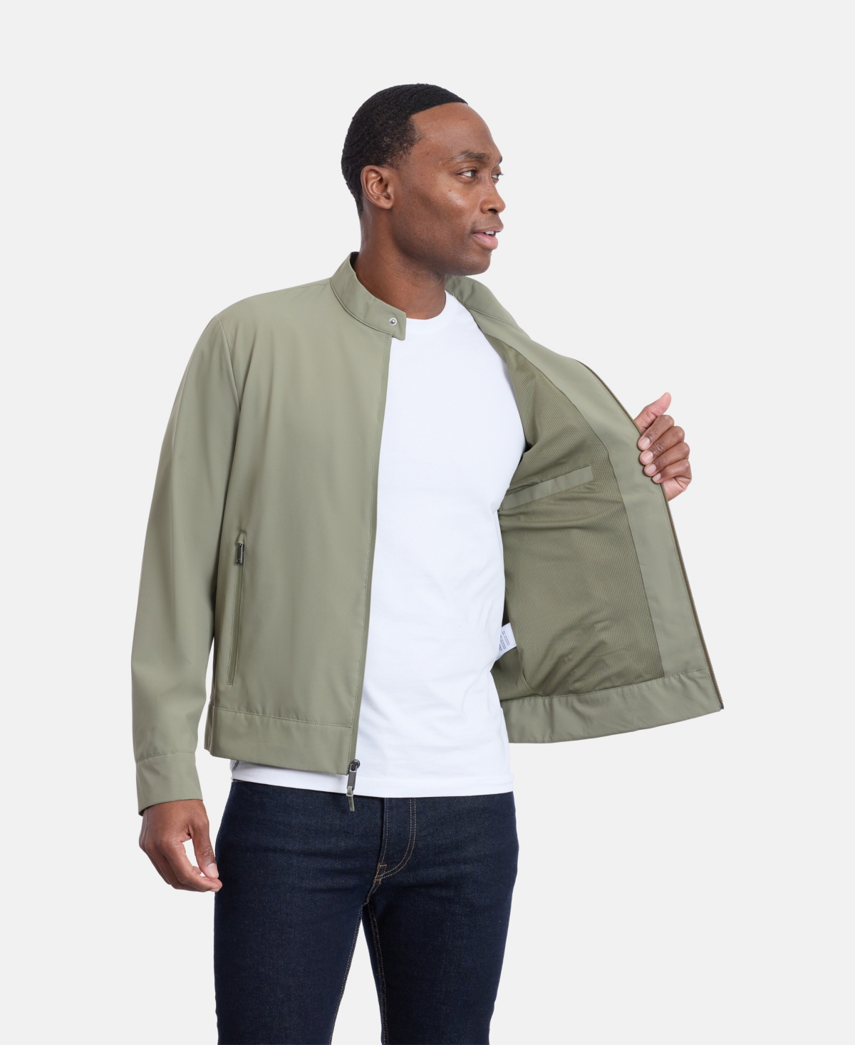 Calvin Klein Men's Mesh-Lined Golf Jacket