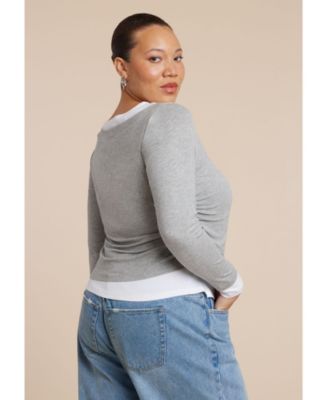 Women's Layered Longsleeve Top