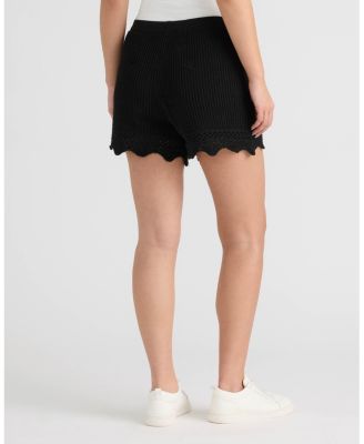 Women's Pull on Crochet Shorts