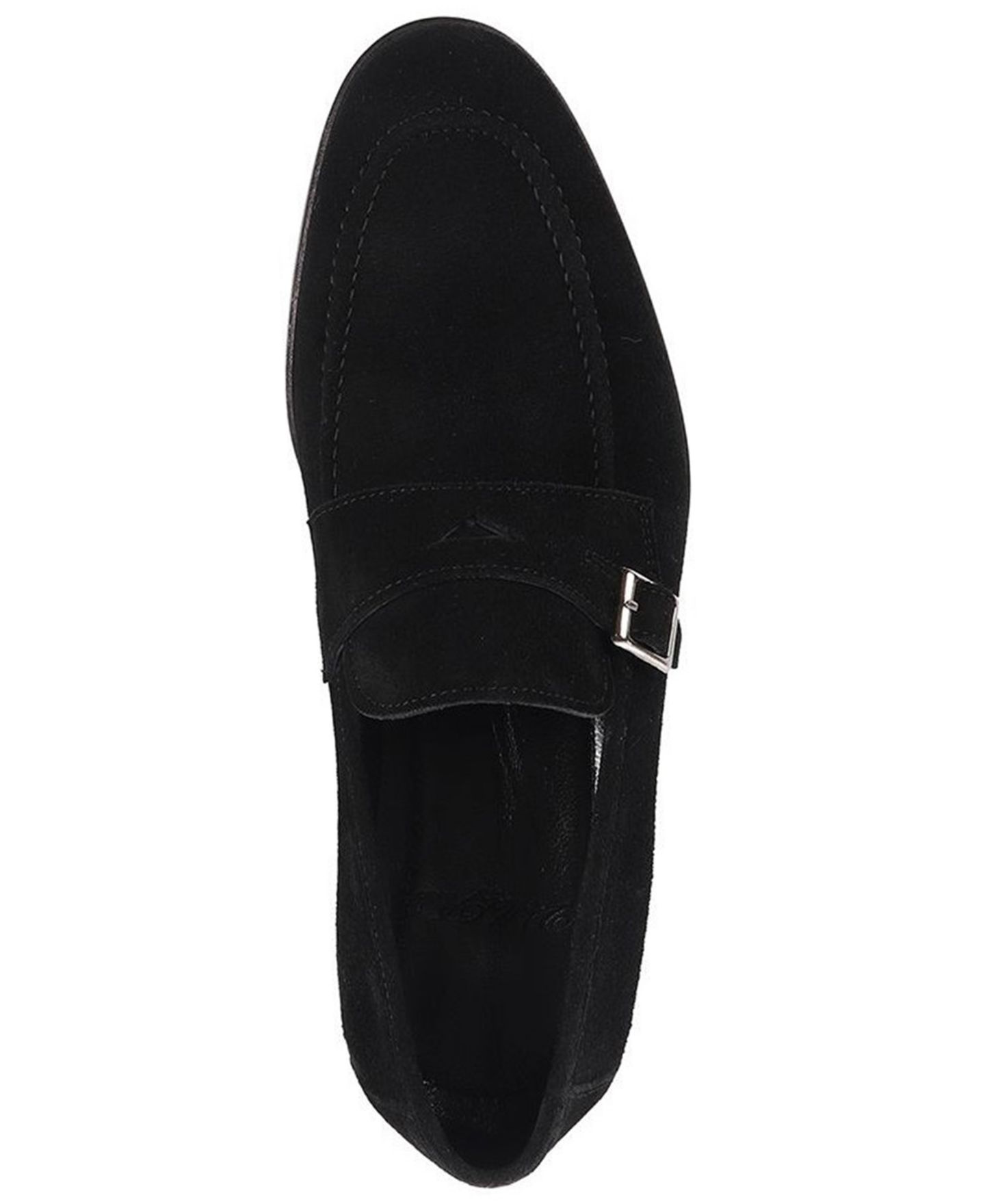Мужские туфли VELLAPAIS Monk Strap Penny, цвет: Чёрный — фото 3