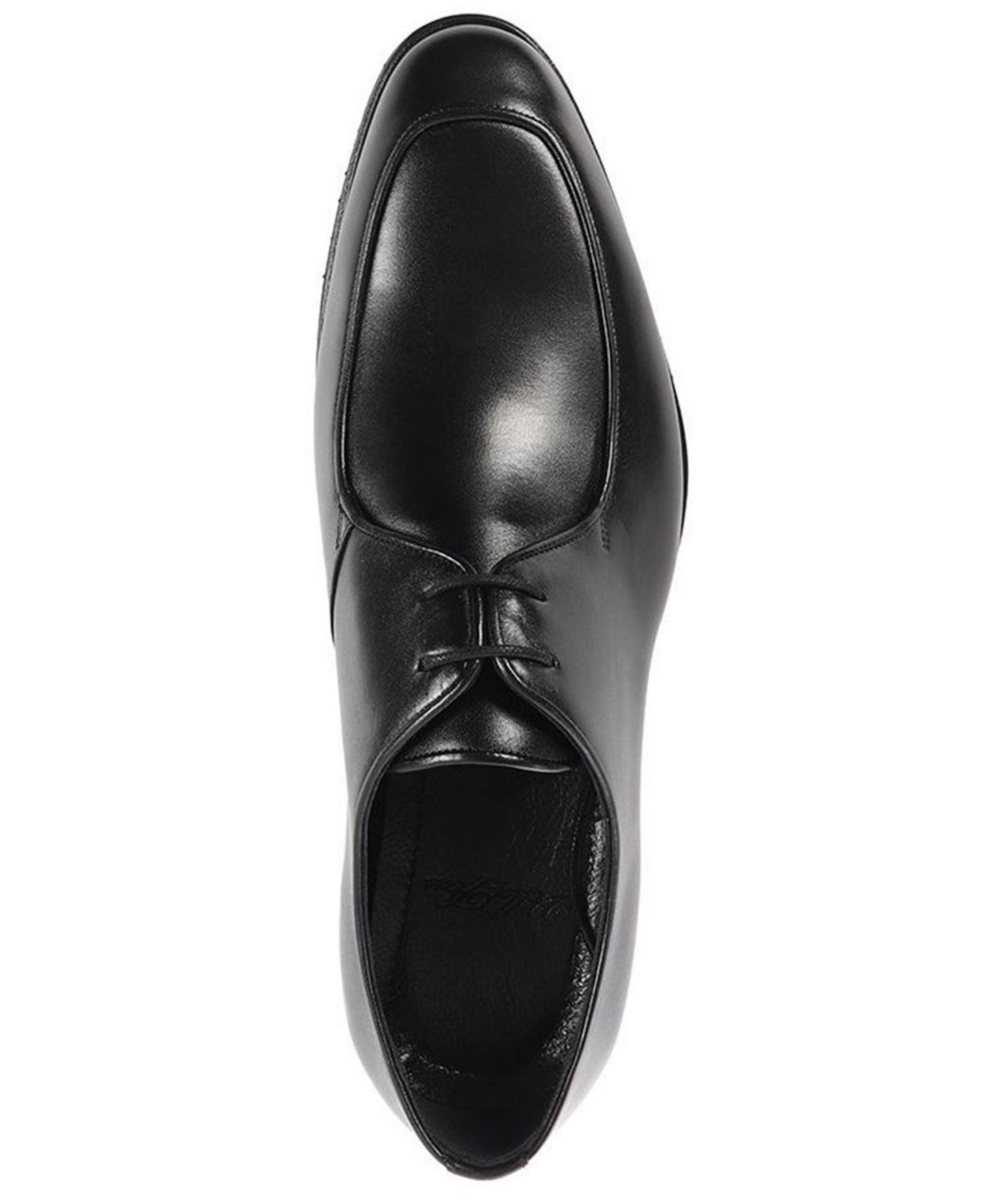 Мужские туфли VELLAPAIS Classic Leather Derby, цвет: Чёрный — фото 3