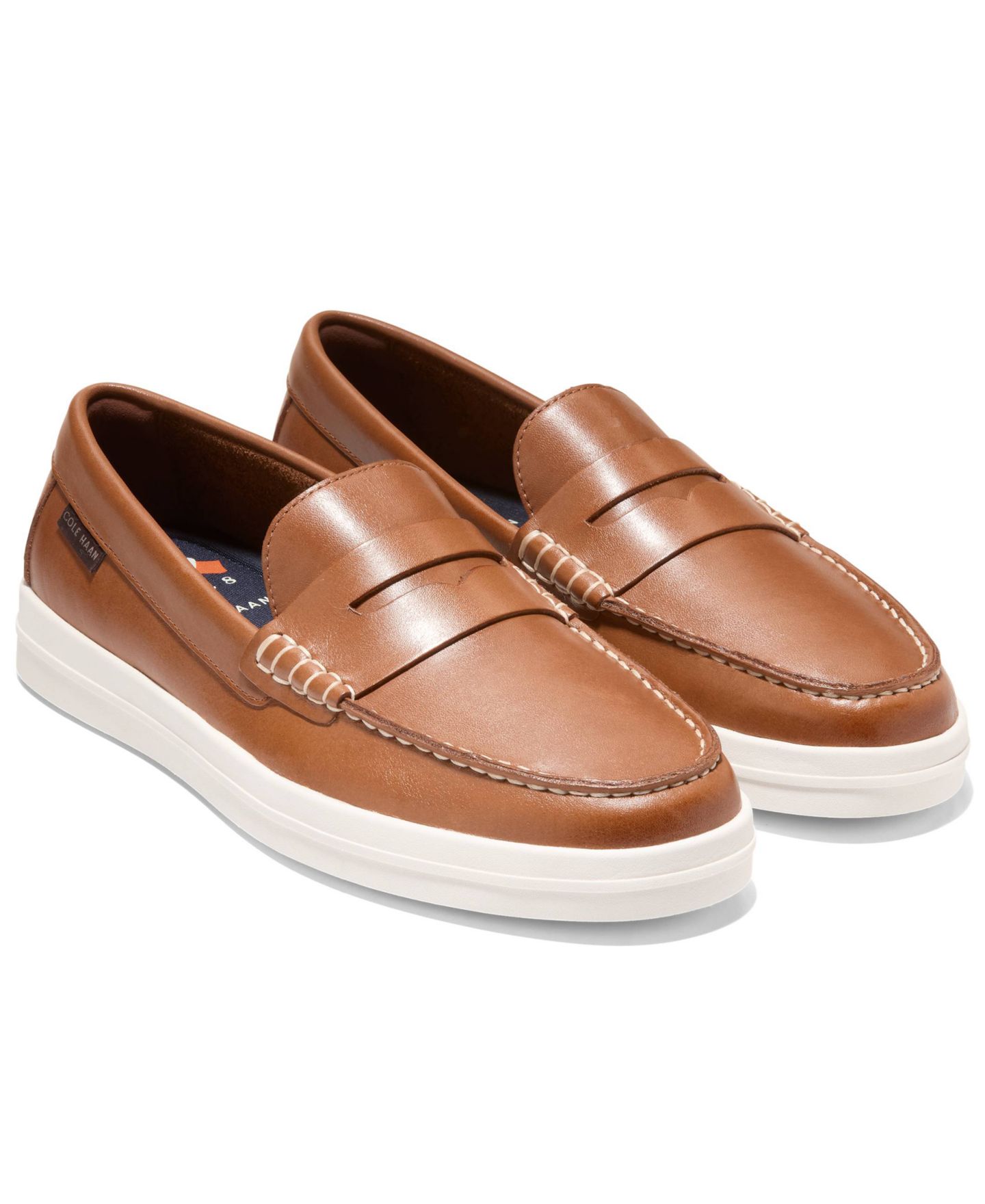 Мужские пенни-лоферы Cole Haan Nantucket Drift, цвет: Рыжевато-коричневый — фото 9