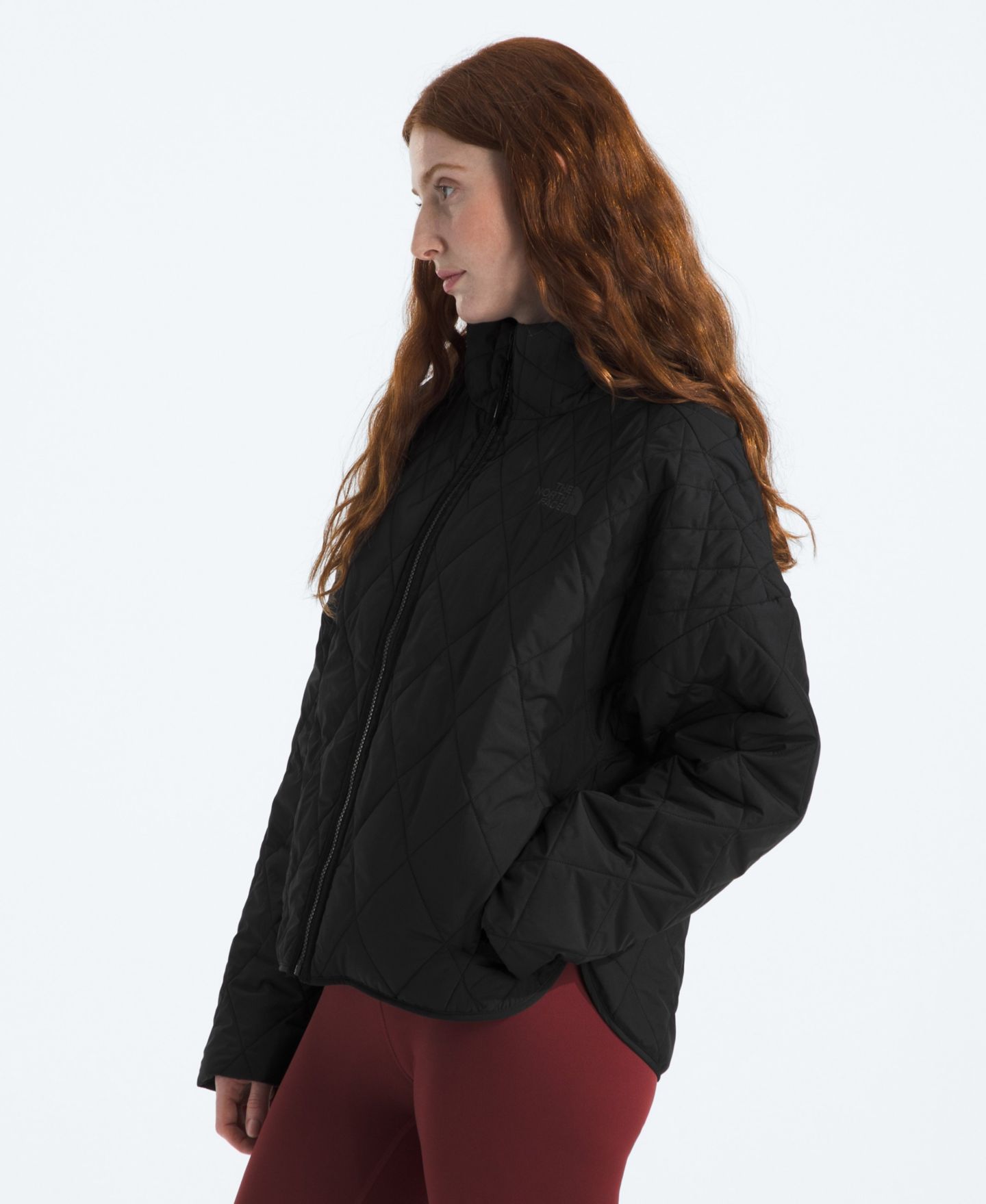Женская куртка The North Face Diamond Peak Insulated, цвет: Чёрный — фото 3