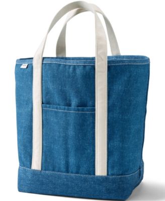 Large 5 Pocket Open Top Canvas Tote Bag
