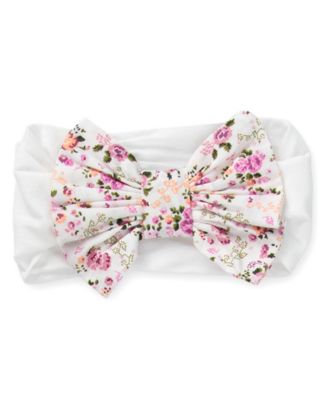 Baby Girls' Floral Bubble Romper & Headband, 2-Piece Set