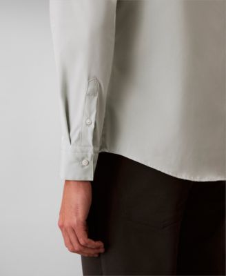 Men's Slim Fit Supima Stretch Long Sleeve Button-Front Shirt
