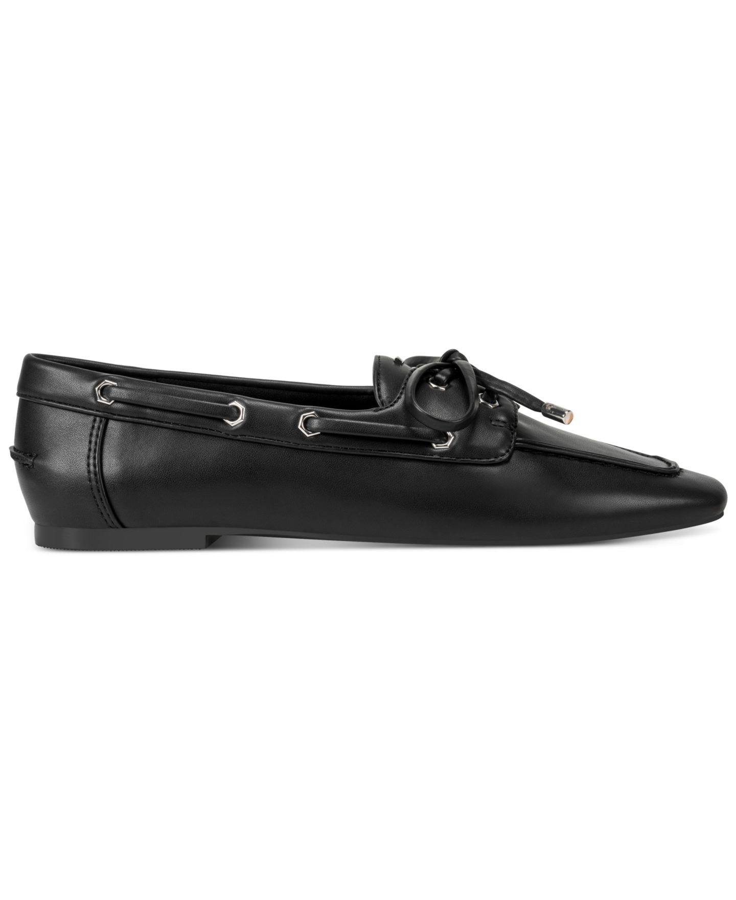 Женские туфли DKNY Delmar Slip-On Boat, цвет: Чёрный — фото 2