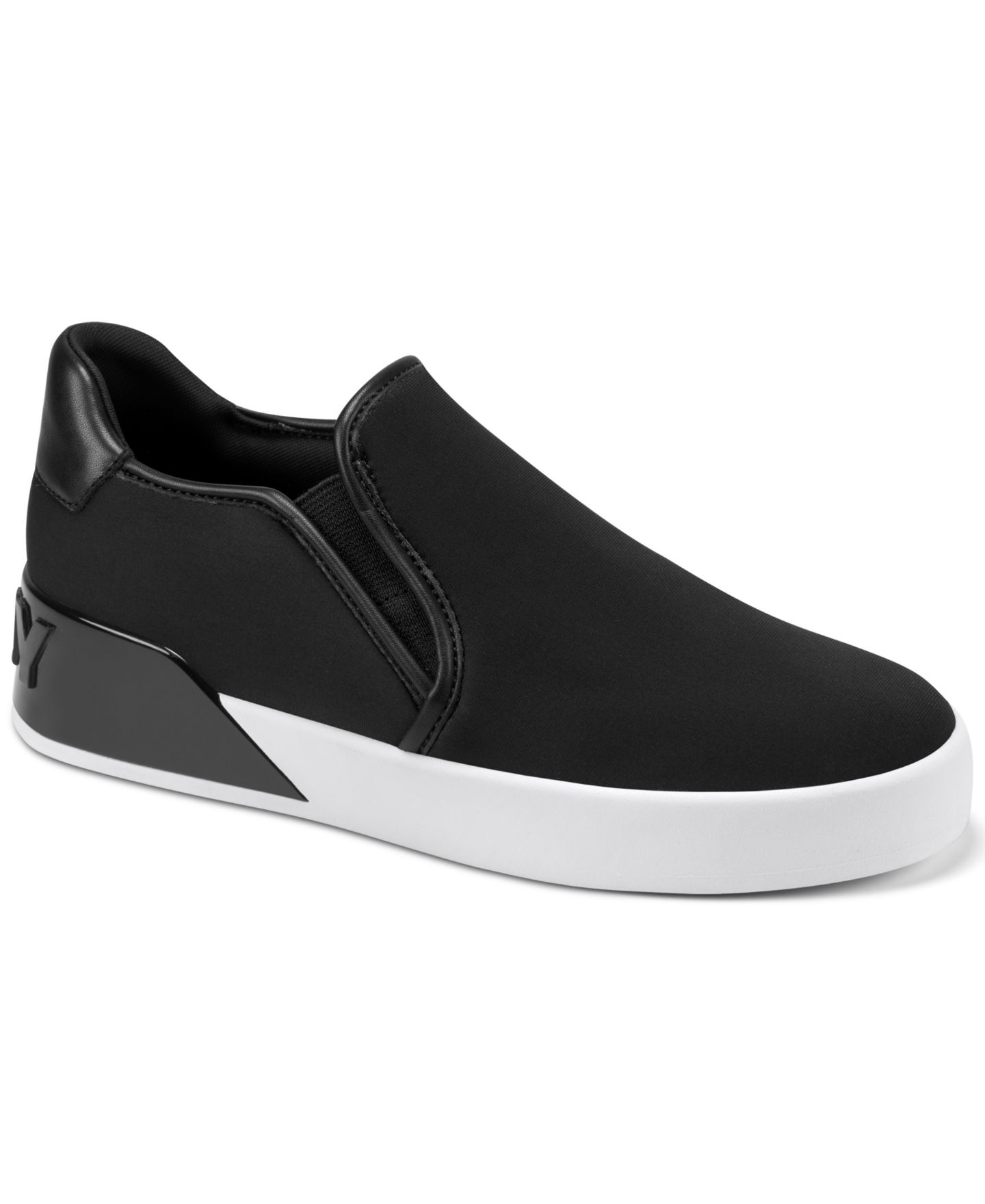 Женские кроссовки DKNY Marta Slip-On, цвет: Чёрный — фото 1
