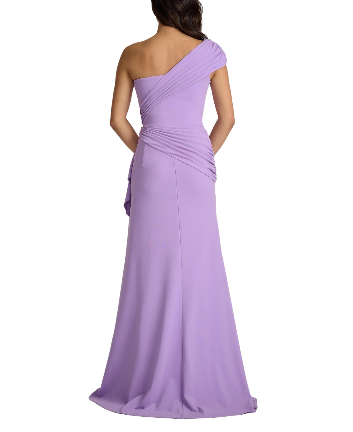 Tadashi Shoji Women's Lune Waterfall Sash Gown