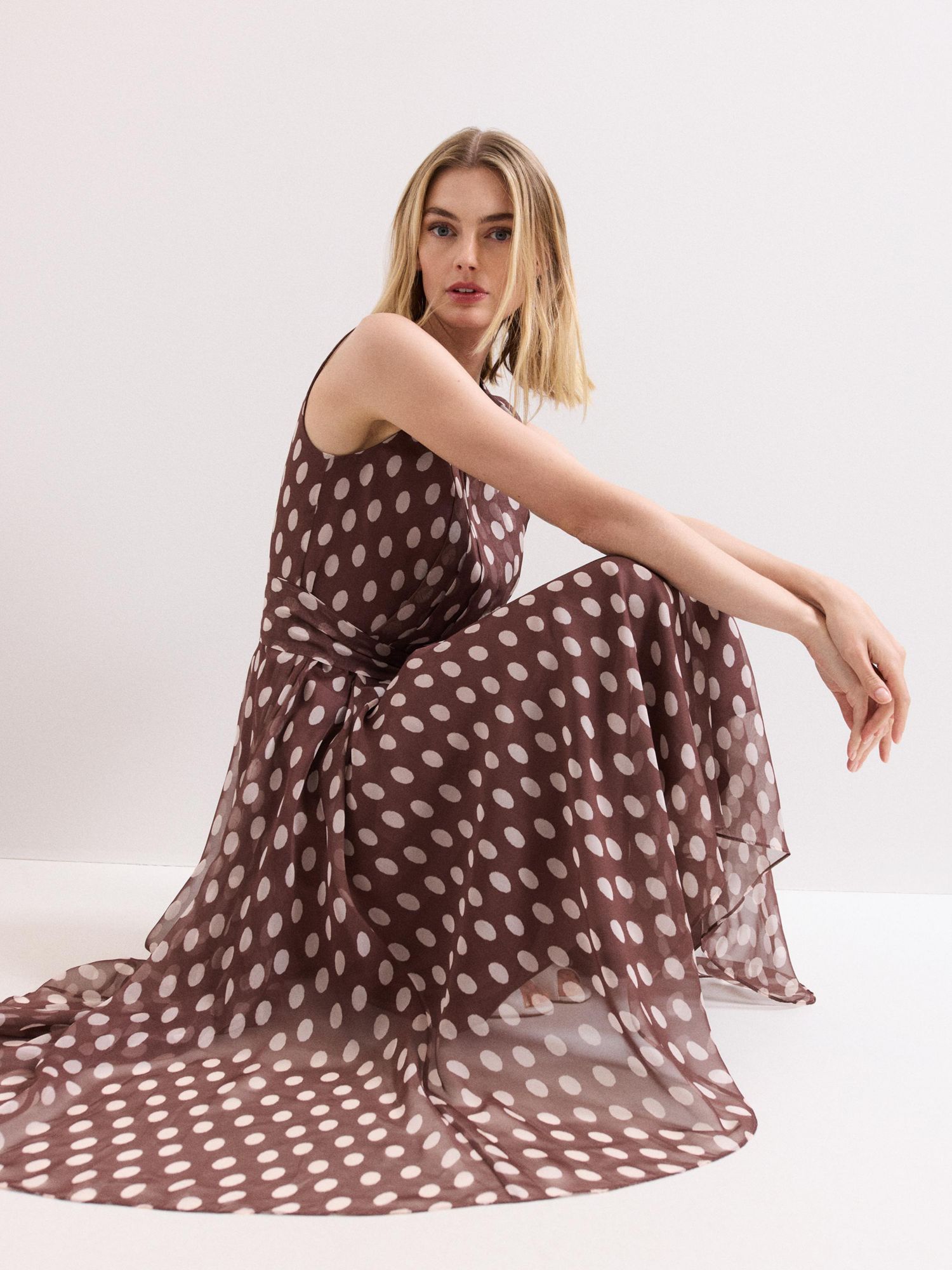 Women's Lucinda Midi Spot Dress