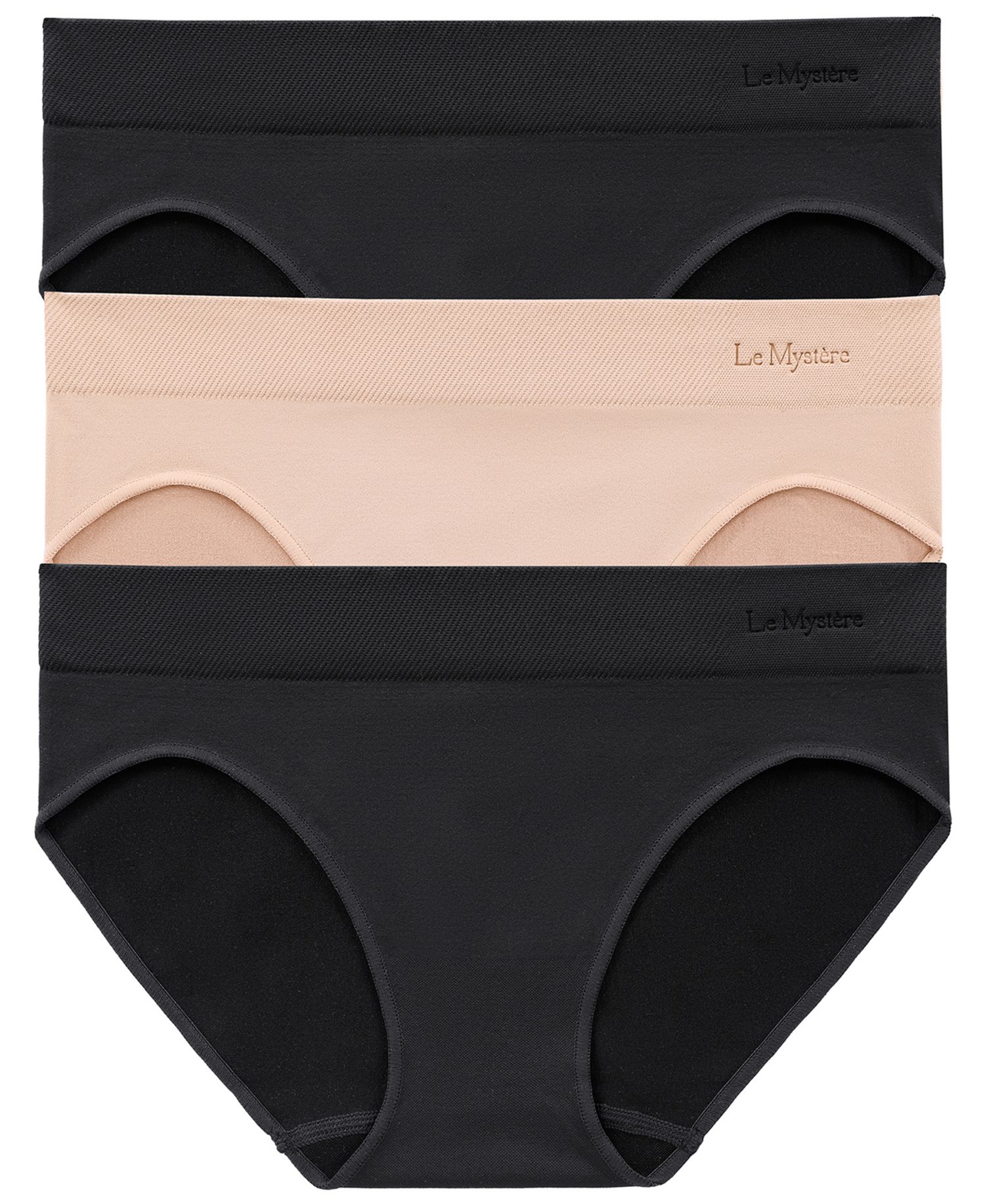Women’s Seamless Comfort Bikini Briefs, 3-Pack