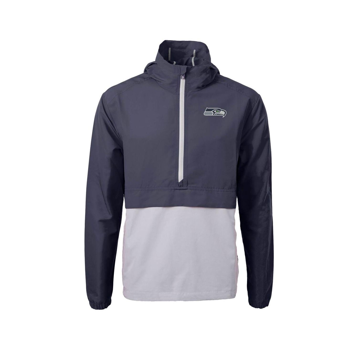 Men's Blue Seattle Seahawks Charter Anorak Half-Zip Jacket