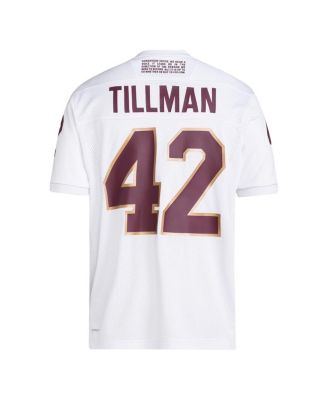 Men's Pat Tillman 42 White Arizona State Sun Devils Away Icon Premier Football Jersey