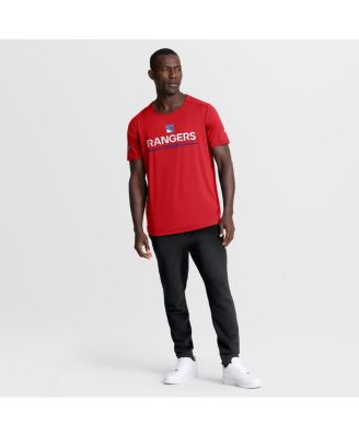 Men's Red New York Rangers Authentic Pro Rink Tech T-Shirt