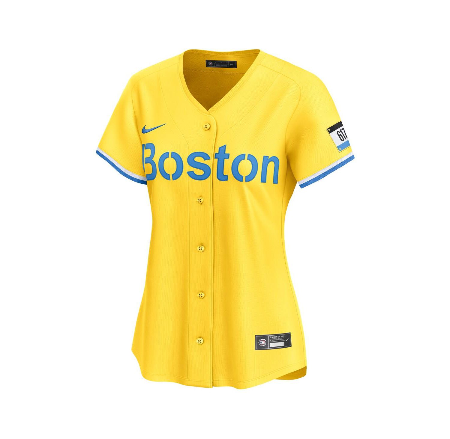 Women's Yellow Boston Red Sox City Connect Limited Jersey