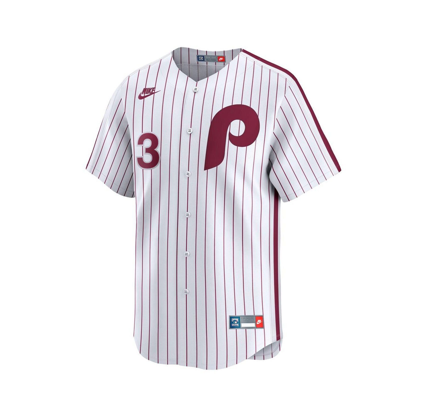 Men's Bryce Harper White Philadelphia Phillies Cooperstown Collection Limited Jersey