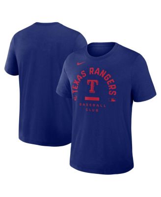 Men's Royal Texas Rangers Authentic Collection Early&nbsp;Work Tri-Blend Dri-FIT T-Shirt