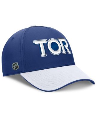 Men's Blue/White Toronto Maple Leaf's Authentic Pro Rink Team Code Flex Hat