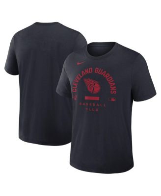 Men's Navy Cleveland Guardians Authentic Collection Early&nbsp;Work Tri-Blend Dri-FIT T-Shirt