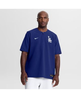 Men's Royal Los Angeles Dodgers Authentic Collection Dri-FIT Quarter-Zip Windshirt