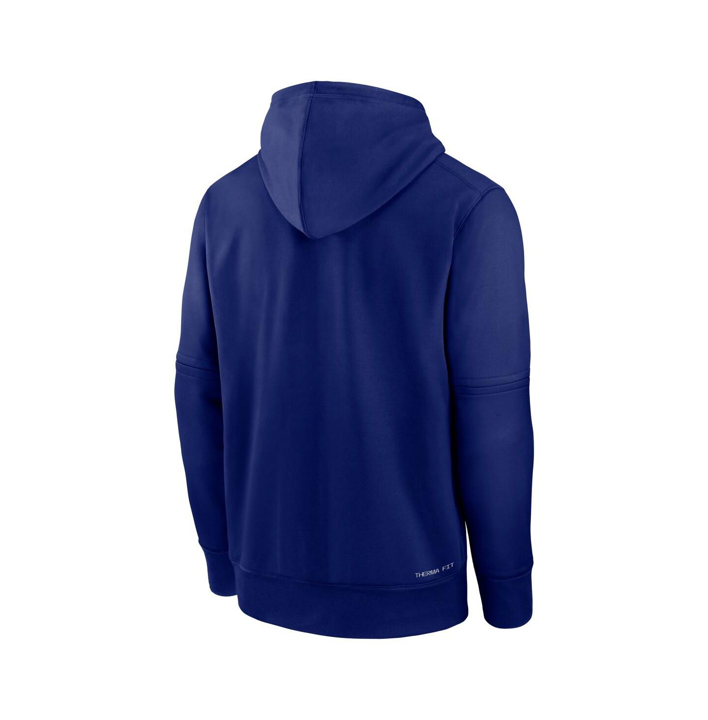Мужское худи Nike Royal Los Angeles Dodgers Authentic Collection Therma-FIT — фото 3