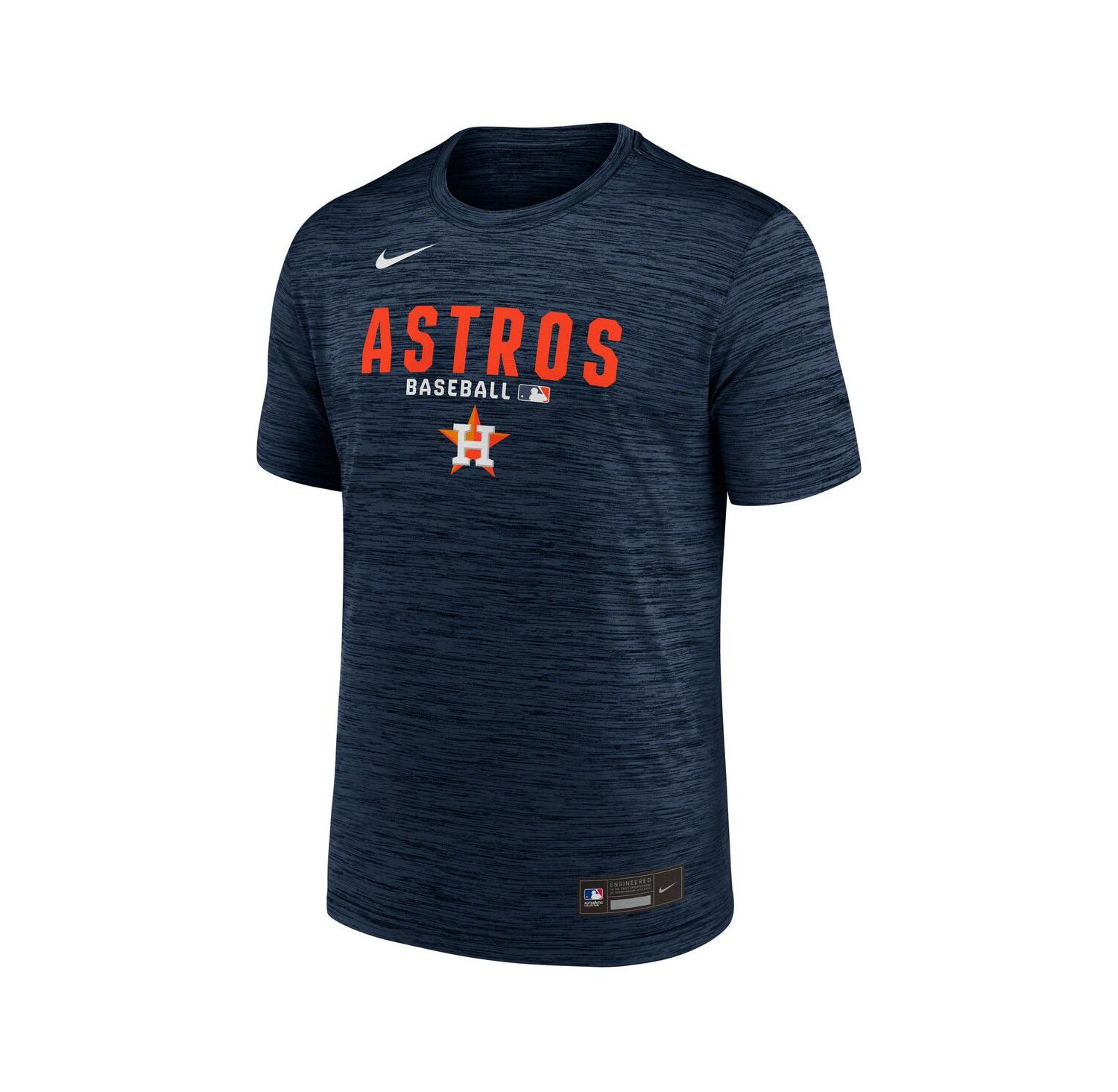 Men's Navy Houston Astros Authentic Collection Velocity Dri-FIT T-Shirt