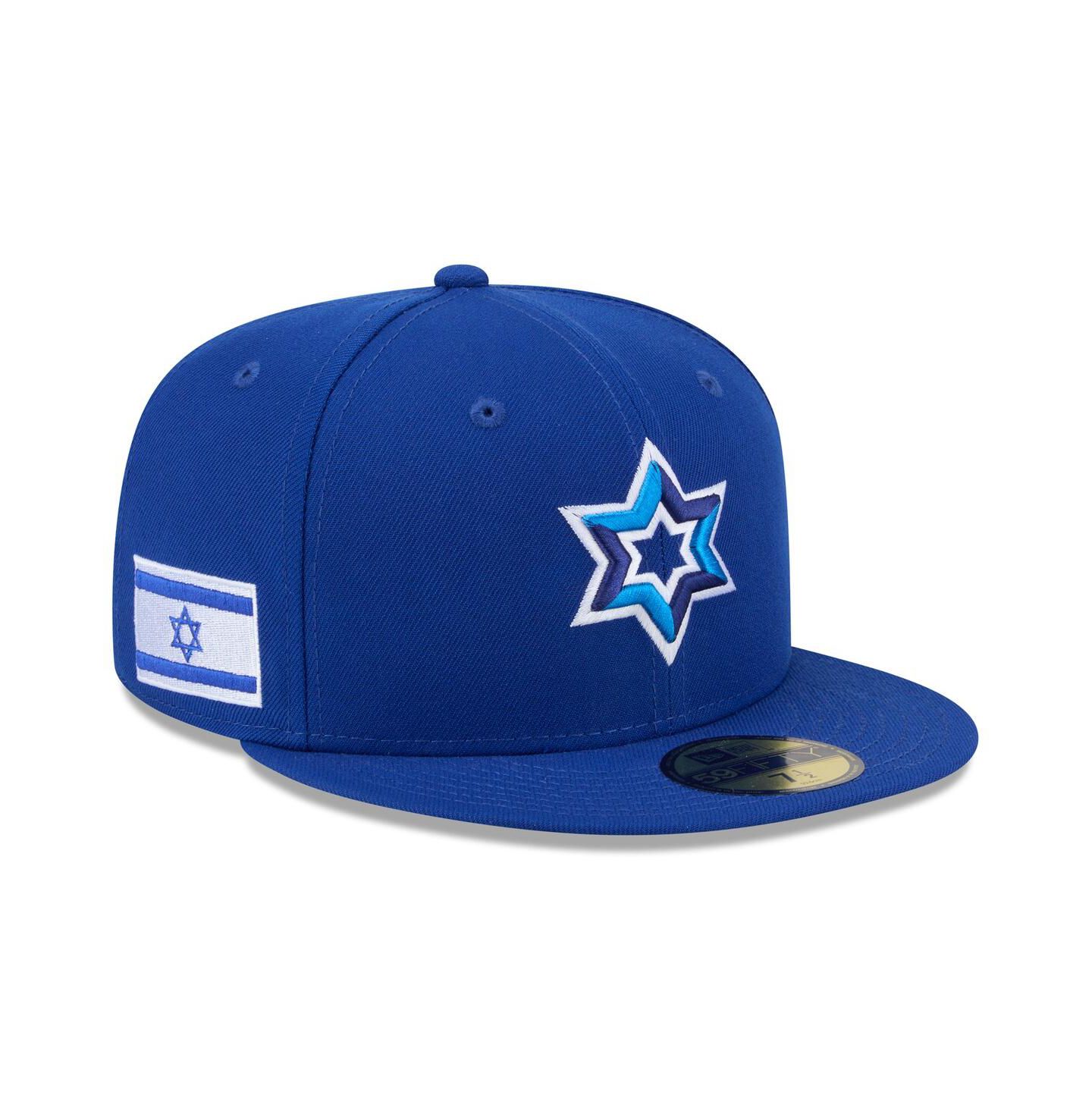 Мужская кепка New Era Blue Israel Baseball 2026 World Baseball Classic 59FIFTY Fitted Hat — фото 1