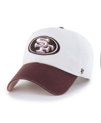  Women's Stone/Burgundy San Francisco 49ers Love Letter Clean Up Adjustable Hat