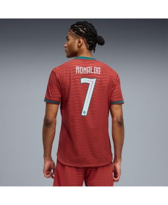 Men's Cristiano Ronaldo Red Portugal National Team 2026 Home Authentic Jersey