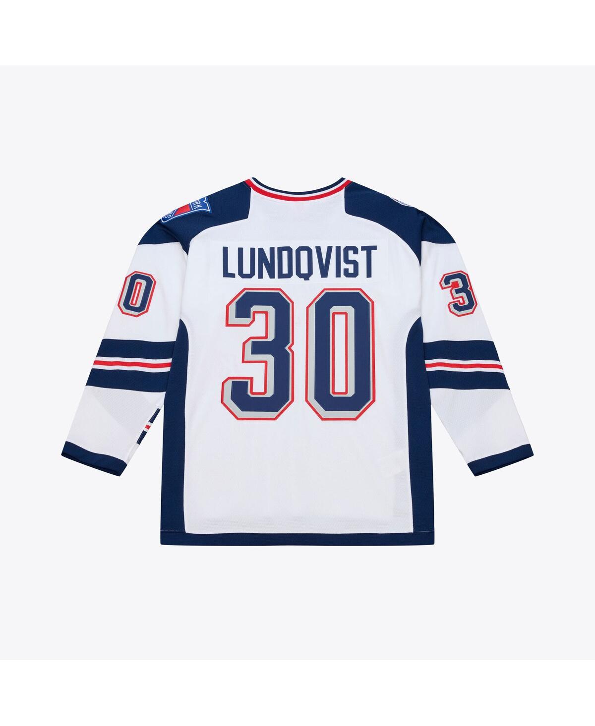 Mitchell & Ness Men's Henrik Lundqvist White New York Rangers 2014 Nhl Stadium Series Power Play Jersey